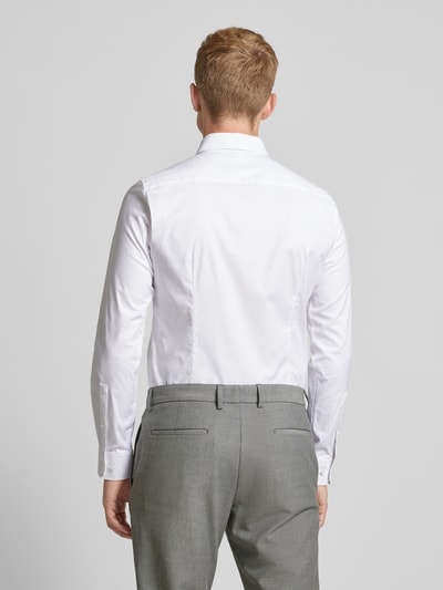 JOOP! Collection Slim fit zakelijk overhemd met kentkraag, model 'Pierce' Wit - 5