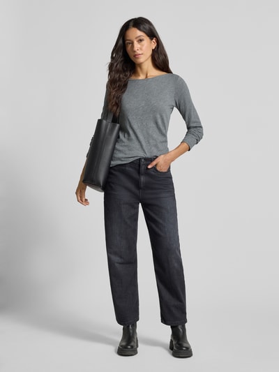 Marc O'Polo Regular fit shirt met lange mouwen van puur katoen Middengrijs - 1