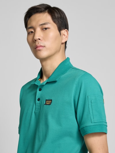 PME Legend Poloshirt mit Label-Detail Mint 3