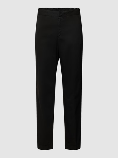 THE KOOPLES Spodnie materiałowe z kieszeniami z tyłu model ‘PANTALON’ Czarny 2