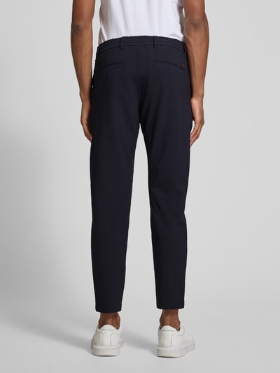 BOSS Orange Tapered Fit Chino mit Strukturmuster Dunkelblau 5