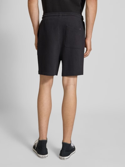 Tommy Jeans Relaxed Fit Sweatshorts mit Strukturmuster Black 5