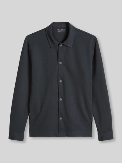 Marc O'Polo Regular Fit Hemdjacke aus Baumwoll-Mix Marine 2