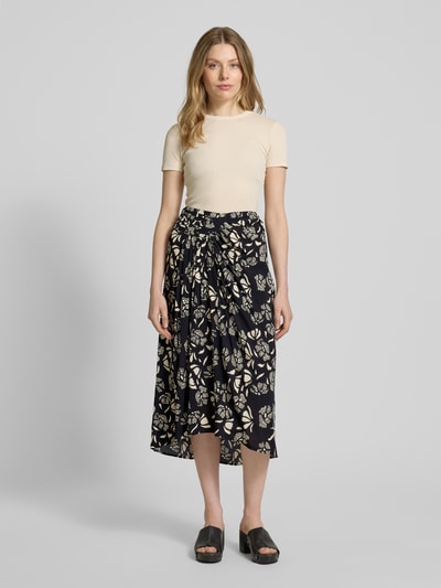 Bash Spódnica midi z plisami model ‘ANNIE’ Czarny 1