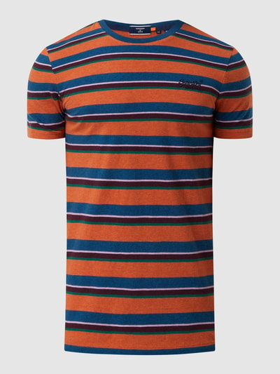 Superdry T-Shirt mit Streifenmuster  Orange 2