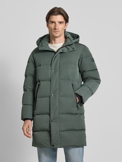 Marc O'Polo Regular Fit Daunenjacke mit abnehmbarer Kapuze Graphit 4