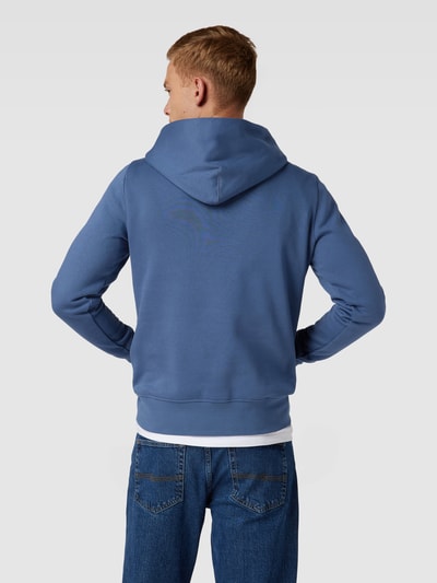 Tommy Hilfiger Hoodie mit Logo-Stitching Modell 'FLAG' Jeansblau 5