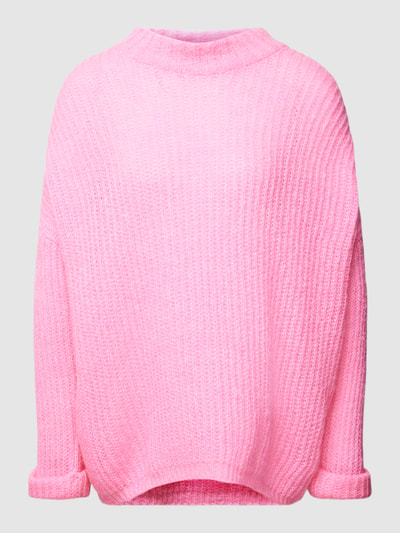 Frogbox Strickpullover mit Stehkragen Pink 2