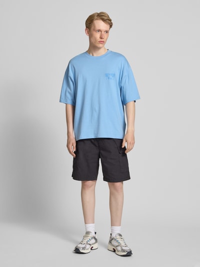 REVIEW Cargoshorts mit elastischem Bund Black 1