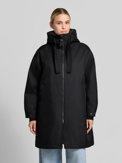 g-lab Regular Fit Mantel mit Stehkragen Modell 'JOY' Black 4