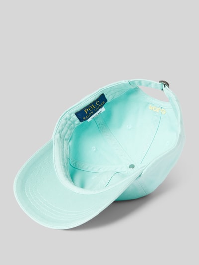 Polo Ralph Lauren Kids Czapka z daszkiem z wyhaftowanym logo Miętowy 2