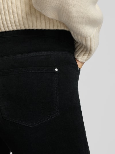 Christian Berg Woman Spodnie materiałowe z 5 kieszeniami Czarny 3