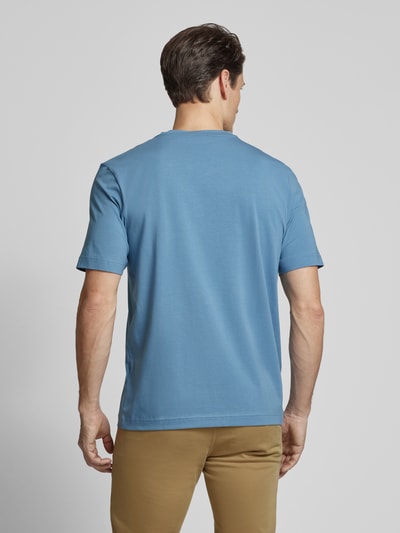 BOSS Orange T-Shirt mit Label-Print Bleu 5