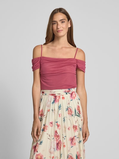 GUIDO MARIA KRETSCHMER WOMAN Top na cienkich ramiączkach model ‘Elia’ Brudnoróżowy 4