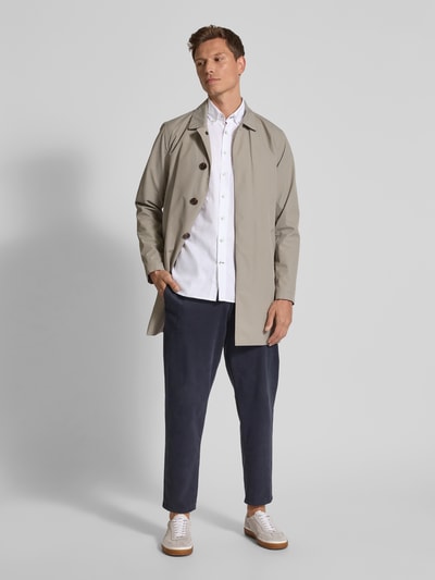 Fynch-Hatton Koszula casualowa o kroju regular fit ze wzorem w paski model ‘All Season’ Biały 1