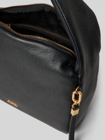 Tommy Hilfiger Torba z uchwytami z naturalnej skóry bydlęcej Czarny 5