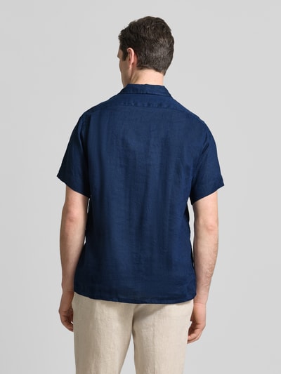 Polo Ralph Lauren Koszula casualowa o kroju regular fit z czystego lnu Granatowy 5