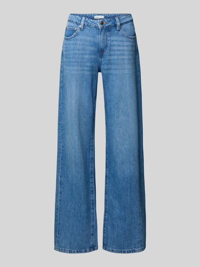Produktfoto, Wide Fit Jeans im 5-pocketmodel met lyocell van Gina Tricot, met katoen en lyocell, dames, bandwijdte maat 36 42 cm, binnenbeenlengte 80 cm