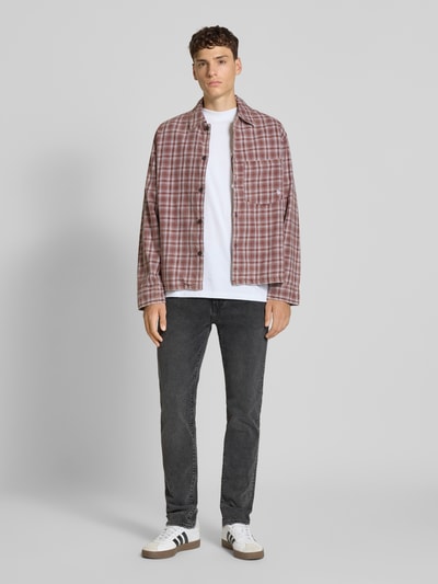 Levi's® Slim Fit Jeans mit Eingrifftaschen Modell '511™' Dunkelgrau 1