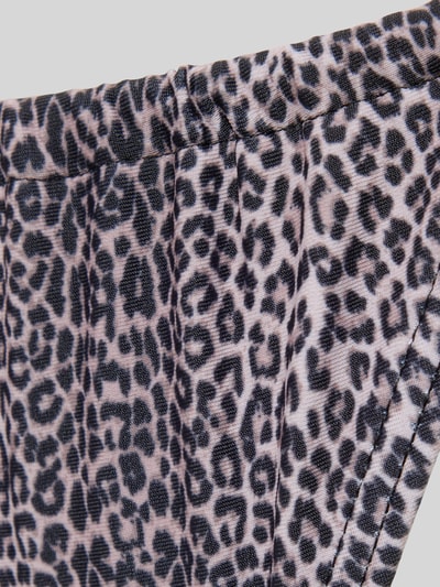 Produktfoto, Bikini-Slip Modell 'BAOMI' von Pieces, Optik:Allover-Muster, mit seitlicher Schnürung, Textur fein strukturiert.