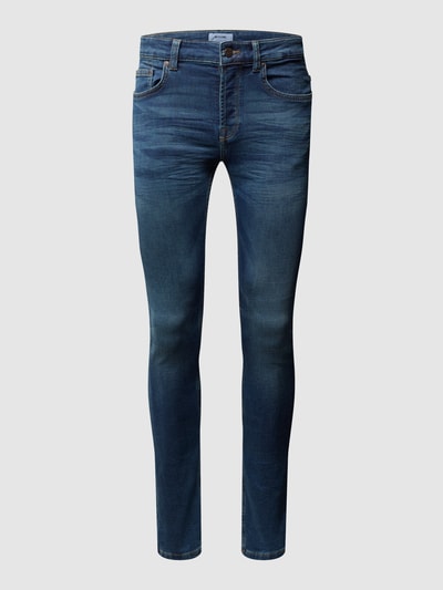 Only & Sons Jeansy w dekatyzowanym stylu o kroju slim fit Niebieski 2