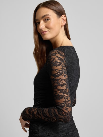 FREE/QUENT Minikleid aus Spitze Modell 'ODESSA' Black 3
