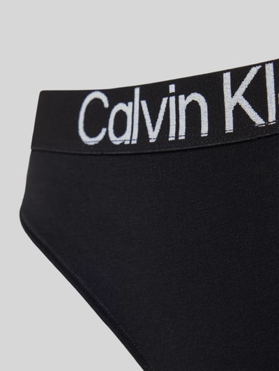 Calvin Klein Underwear String mit Label-Bund Modell 'MAX' Black 2