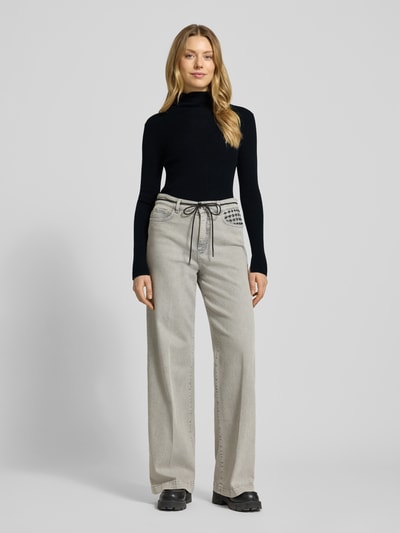 Marc Cain Rollkragenpullover aus Schurwoll-Mix Black 1