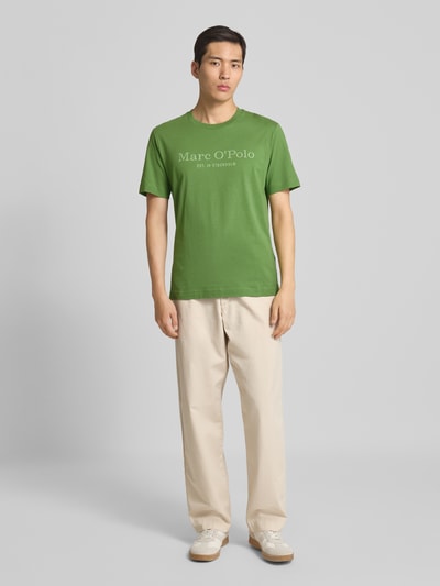 Marc O'Polo Regular Fit T-Shirt aus reiner Baumwolle Gruen 1