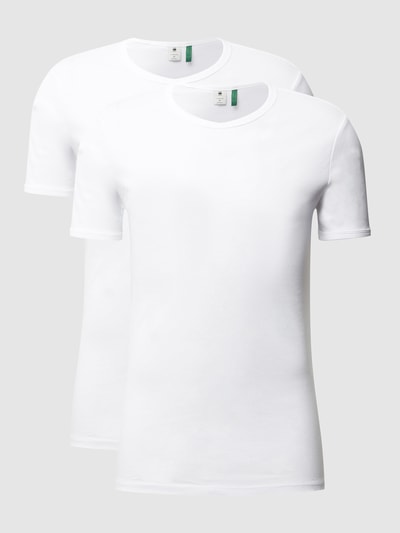 G-Star Raw Slim Fit T-Shirt aus Organic Cotton  Weiss 2