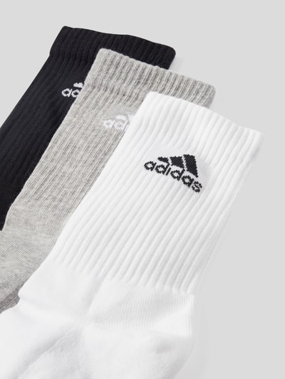 ADIDAS SPORTSWEAR Skarpety z elastycznej mieszanki bawełny w zestawie 3 szt. Średnioszary melanż 2