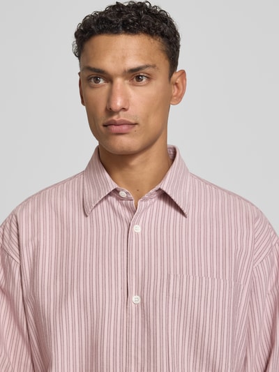 ANNARR Regular Fit Freizeithemd mit Kentkragen Modell 'VOLUND' Purple 3