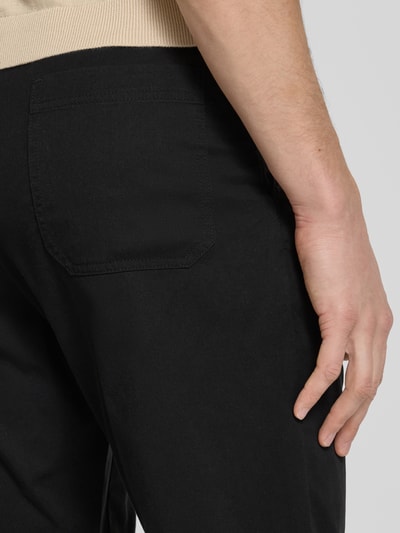 SELECTED HOMME Regular Tapered Fit Chino mit Eingrifftaschen Black 3