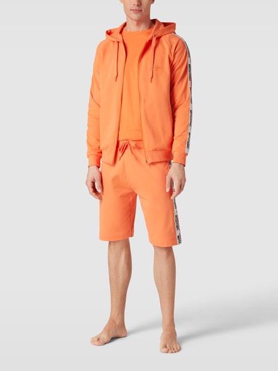 Moschino Swim + Underwear Sweatjacke mit seitlichen Eingrifftaschen Orange 1