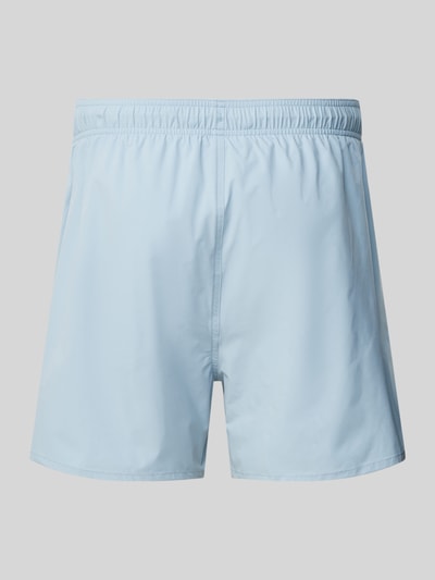 Emporio Armani Regular Fit Badeshorts mit Logo-Badge Blau 3