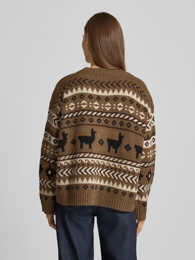 Weekend Max Mara Loose fit gebreid jack met alpacawol Camel - 5