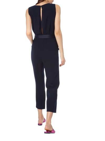 Jake*s Collection Jumpsuit mit Taillengürtel zum Binden Marine 4