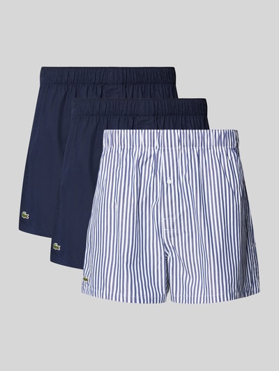 Lacoste Boxershorts mit elastischem Bund Marine 1