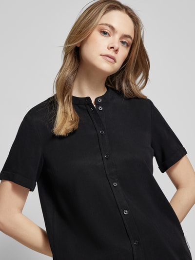 Marc O'Polo Denim Blouse met structuurmotief Zwart - 2