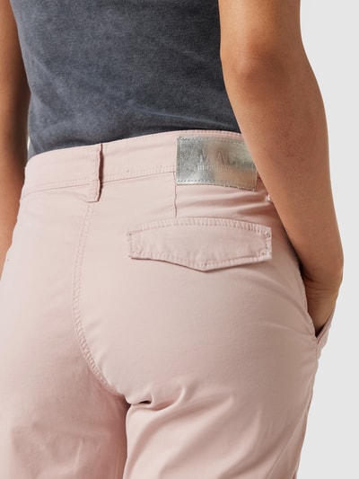 MAC Korte broek met labelpatch Rosé - 3