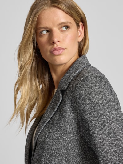 Only Płaszcz o kroju comfort fit z dodatkiem bawełny model ‘SEDONA’ Antracytowy melanż 3