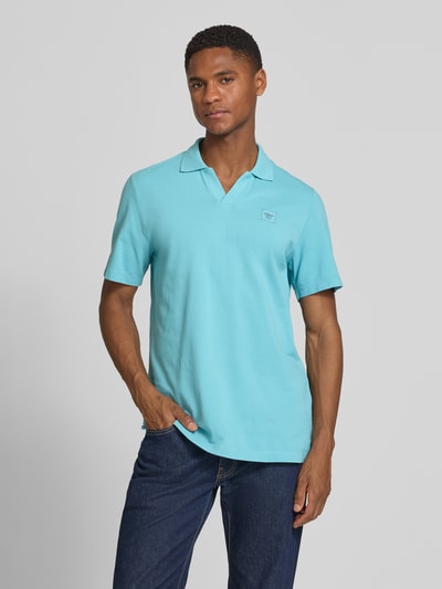 s.Oliver RED LABEL Regular Fit Poloshirt aus reiner Baumwolle  Tuerkis 4