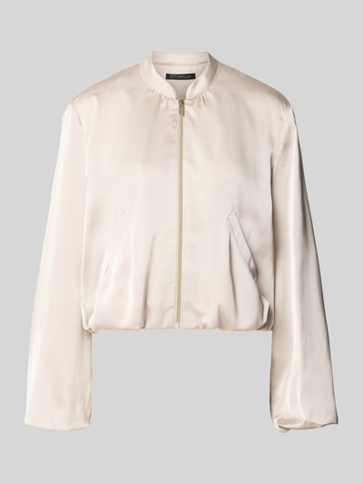 Betty Barclay Regular Fit Blazer aus Satin mit Reißverschluss Beige 2