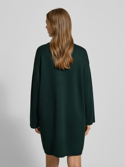 Jake*s Collection Strickkleid aus Viskose-Mix mit Stehkragen Smaragd 5