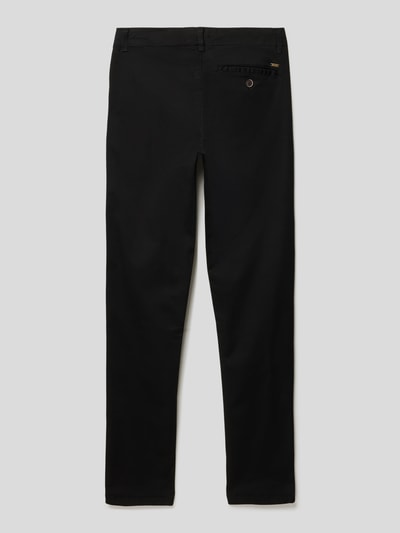 Mango Chino mit Label-Details Modell 'Trousers' Black 3