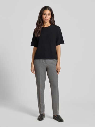 Raffaello Rossi Regular Fit Stoffhose mit Bügelfalten Modell 'DORO' Mittelgrau Melange 1