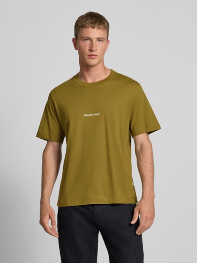 Jack & Jones T-Shirt mit Rundhalsausschnitt Oliv 4