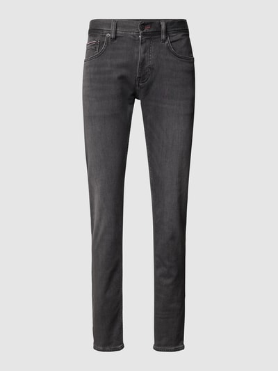 Tommy Hilfiger Straight Fit Jeans mit Brand-Detail (mittelgrau  