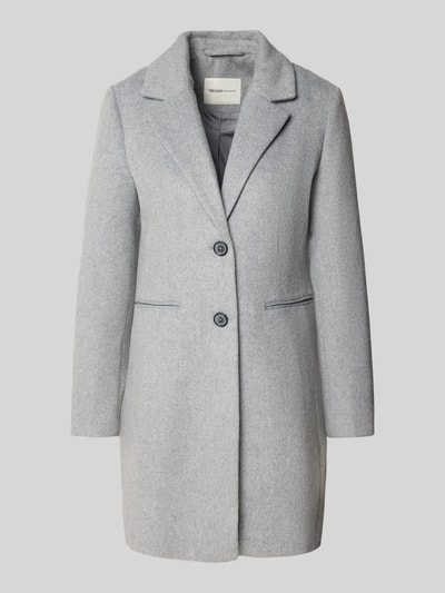 Tom Tailor Denim Slim Fit Mantel mit Woll-Anteil Hellgrau 2