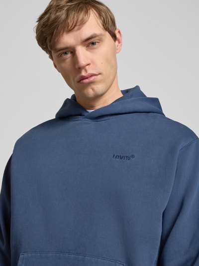 Levi's® Hoodie mit Label-Stitching Jeansblau 3